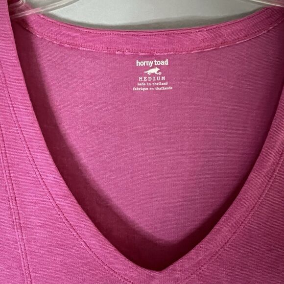 Horny Toad‎ Dress Tank Flexcel Pink Sleeveless V-Neck Stretch Athleisure Medium - Picture 4 of 5